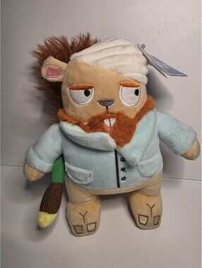 Bark Vincent Van Squirrel Dog Toy Bark 9"